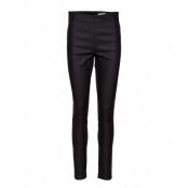 Vicommit Coated Rwsk Plain Legging- Trousers Leather Leggings/Byxor Svart Vila