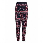 Vikniltan X-Mas Star Knit Pants Leggings Multi/mönstrad Vila