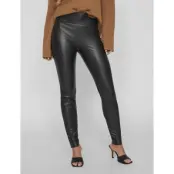 Vila Vibarb Coated Hw Legging - Noos - Black - XS