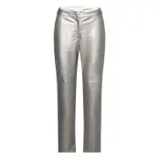 Vila Vipen Rw Coated Pu Pant Silver