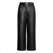 Vivien Trousers Trousers Leather Leggings/Byxor Svart Stylein