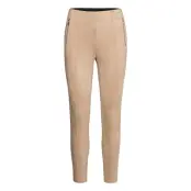 Vmcava Zip Nw Faux Suede Legging Jrs Boo Leggings Brun Vero Moda