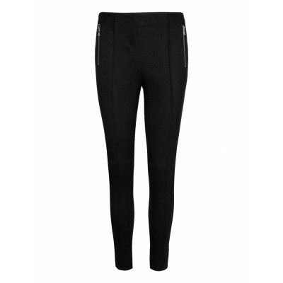 Vmcava Zip Nw Faux Suede Legging Jrs Boo Leggings Svart Vero Moda