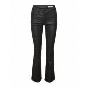 Vero Moda Vmflash Mr Flared Coated Pants Noos Svart