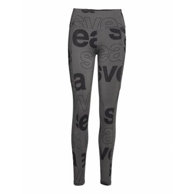 Svea W. Big Logo Tights Multi/patterned