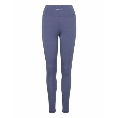 W Comfy High Rise Tight Sport Running-training Tights Blue Super.natural