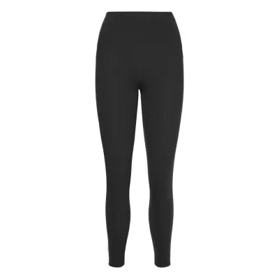W Lng Rib Leg Sport Leggings Black Adidas Sportswear