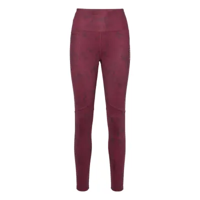 W Mt Aop Tights Sport Running-training Tights Burgundy Adidas Terrex