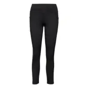 W Pocket Lgn Sport Running-training Tights Svart Adidas Golf