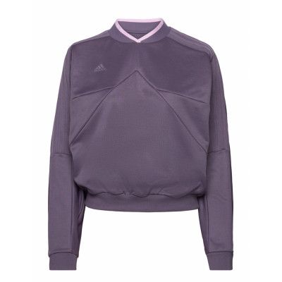 W Tiro Crew Sport Sweat-shirts & Hoodies Sweat-shirts Purple Adidas Sportswear