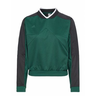 W Tiro Crew Sport Sweat-shirts & Hoodies Sweat-shirts Svart Adidas Sportswear