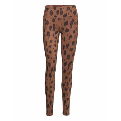 W. Tonal Leo Tights *Villkorat Erbjudande Running/training Tights Multi/mönstrad Svea