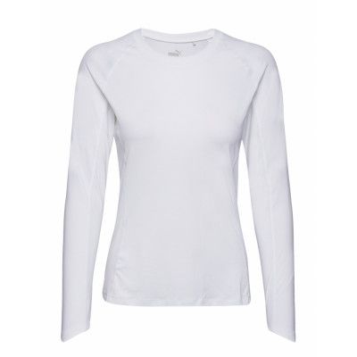 W Youv Ls Crew Sport T-shirts & Tops Long-sleeved Vit PUMA Golf