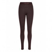 Icebreaker W Z Knit 260 Leggings Brun