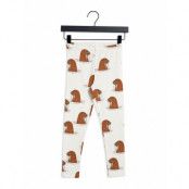 Walrus Aop Leggings Leggings Creme Mini Rodini