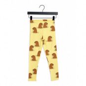 Walrus Aop Leggings Leggings Gul Mini Rodini