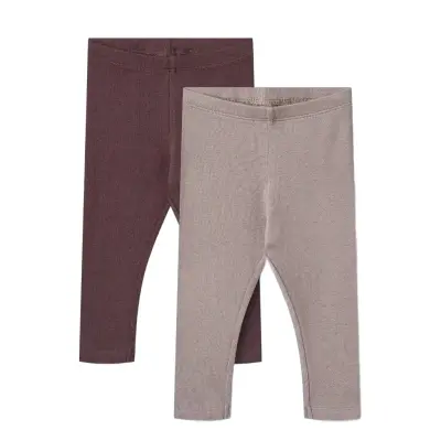 Wheat 2 Rib Leggings Maddy Lila