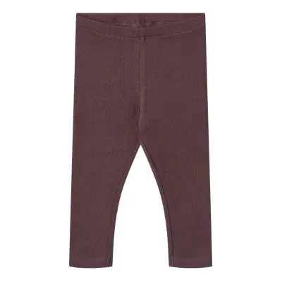 Wheat Rib Leggings Maddy - Brown - 80