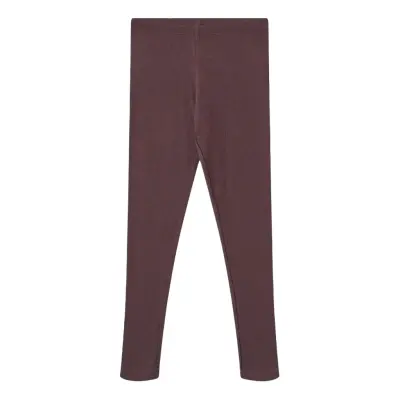 Wheat Rib Leggings Maddy - Burgundy - 140