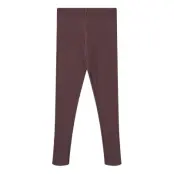 Wheat Rib Leggings Maddy - Burgundy - 98