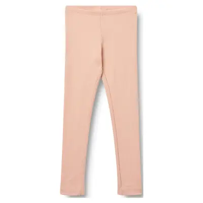 Wheat Rib Leggings Maddy - Pink - 110