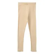 Wheat Rib Leggings - Yellow - 128