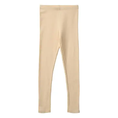 Wheat Rib Leggings - Yellow - 128