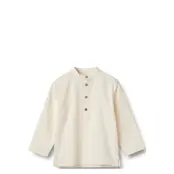 Wheat Shirt L/S Jonas - Cream - 128