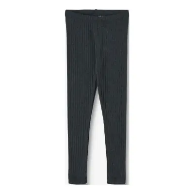 Wheat Wool Silk Leggings Agi - Navy - 110