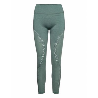 Wo - Tight Sport Running-training Tights Grön Calvin Klein Performance