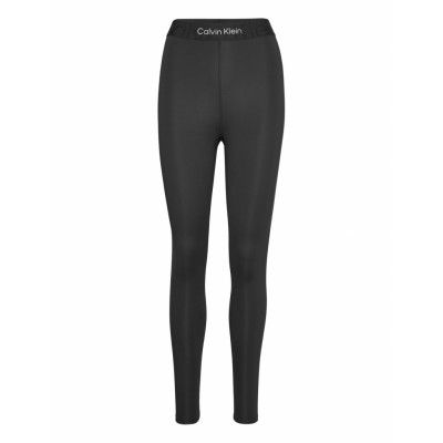 Wo - Legging Running/training Tights Svart Calvin Klein Performance