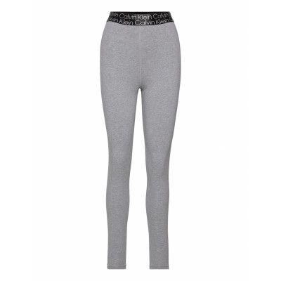 Wo - Tight Leggings Grå Calvin Klein Performance