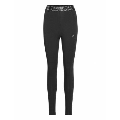 Wo - Tight Leggings Svart Calvin Klein Performance