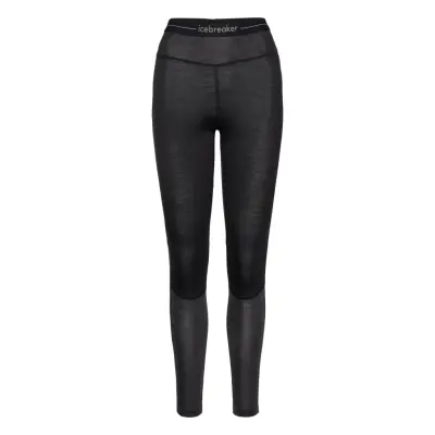 Women 125 Z Knit™ Leggings Running/training Tights Svart Icebreaker