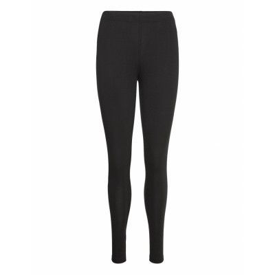Women Bamboo Long Leggings Pantyhose & Leggings Svart URBAN QUEST
