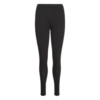 Women Bamboo Long Leggings Pantyhose & Leggings Svart URBAN QUEST