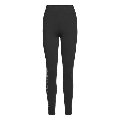 Women Tracksuit Trousers Running/training Tights Svart Lacoste