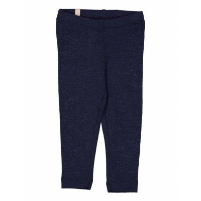 Wool Leggings Base Layers Blå Wheat