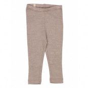 Wool Leggings Base Layers Grå Wheat