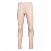 Woolly Leggings *Villkorat Erbjudande Base Layers Leggings Base Layer Bottoms Rosa Müsli By Green Cotton