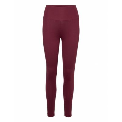 Yoga Essentials High-Waisted Leggings Sport Running-training Tights Burgundy Adidas Performance
