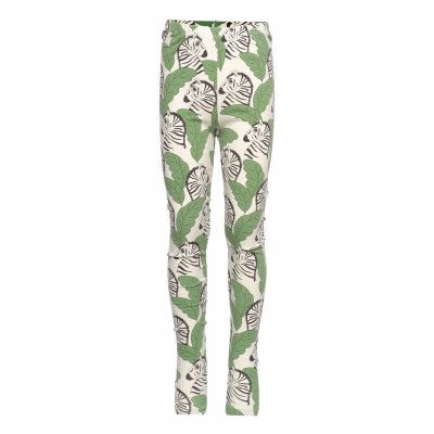 Zebras Aop Leggings Leggings Multi/mönstrad Mini Rodini