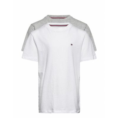 2P Cn Tee Ss Pyjamas Set Vit Tommy Hilfiger
