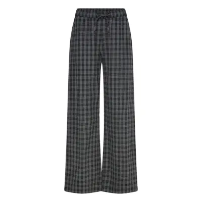 A Part Of The Art Vacant Pants Black Check Multi/patterned