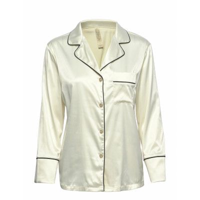 All In Regardless Pyjamas Top Creme Dorina