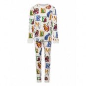 Alphabet Pyjamas Pyjamas Set Multi/mönstrad Martinex