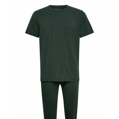 Anf Mens Sleep *Villkorat Erbjudande Pyjamas Grön Abercrombie & Fitch