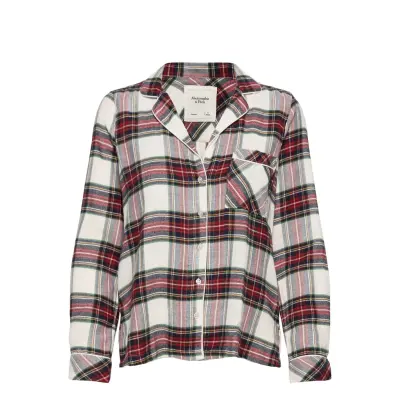 Anf Womens Intimates & Sleep Pyjamas Röd Abercrombie & Fitch