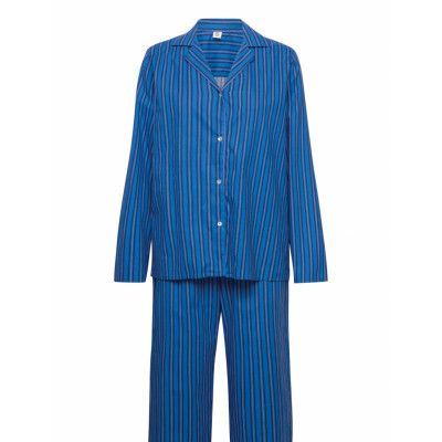 Anni Pyjamas Set Pyjamas Blå Becksöndergaard
