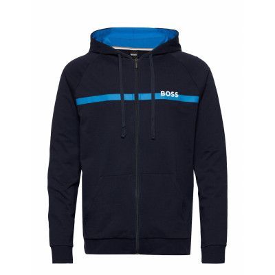 Authentic Jacket H Hoodie Blå BOSS